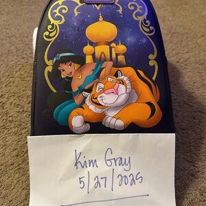 Loungefly Jasmine and Rajah Backpack - Black and Gold